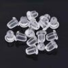 Silicon Earrings Stoppers 5mm