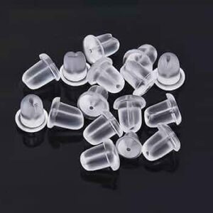 Silicon Earrings Stoppers 5mm